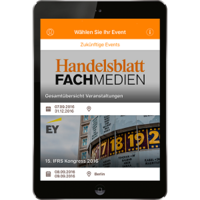 Handelsblatt Fachmedien launcht Veranstaltungs-App