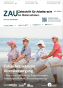 ZAU - Zeitschrift für Arbeitsrecht im Unternehmen Einzelausgabe