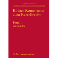 Kölner Kommentar zum Kartellrecht (Band 1 - 4)