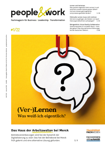 people&work Ausgabe 01/2022 (Zeitschrift)