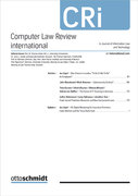 Computer Law Review International - CRi