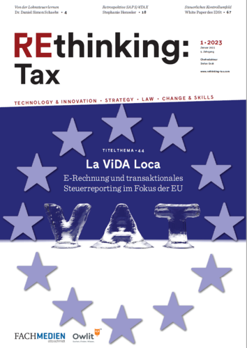 REthinking Tax Ausgabe 1/2023 (Zeitschrift)