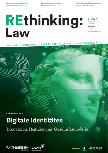 REthinking Law Ausgabe 1/2023 (Zeitschrift)