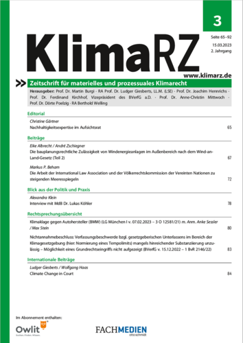 KlimaRZ Ausgabe 3/2023 (Zeitschrift)