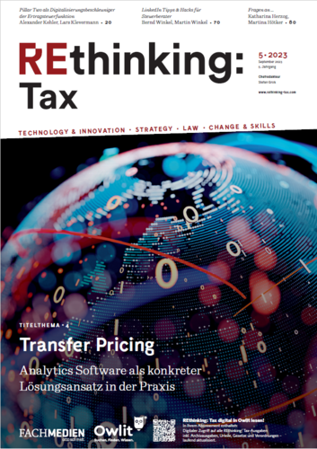 REthinking Tax Ausgabe 5/2023 (Zeitschrift)